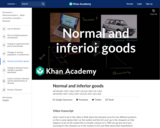 Normal and inferior goods