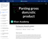 Parsing gross domestic product