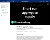 Short run aggregate supply