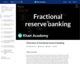 Overview of fractional reserve banking