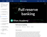 Full reserve banking