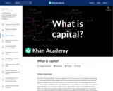 What is capital?