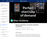 Perfect inelasticity and perfect elasticity of demand