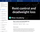 Rent control and deadweight loss