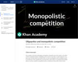 Oligopolies and monopolistic competition