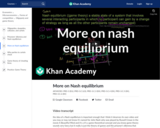 More on Nash equilibrium