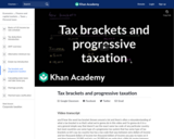 Tax brackets and progressive taxation