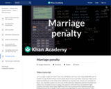 Marriage penalty