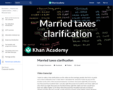 Married taxes clarification