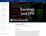 Earnings and EPS