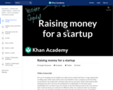 Raising money for a startup