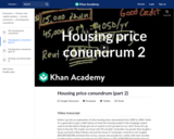 Housing price conundrum (part 2)
