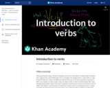Introduction to verbs