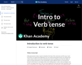 Introduction to verb tense