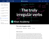 The truly irregular verbs