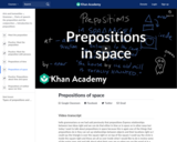Prepositions of space