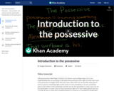 Introduction to the possessive