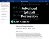 Advanced (plural) possession