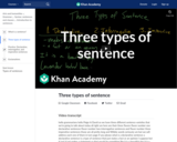 Three types of sentence