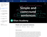 Simple and compound sentences