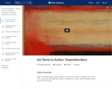 Art Terms in Action: Turpentine Burn
