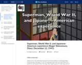 Superman, World War II, and Japanese-American experience (Roger Shimomura, Diary: December 12, 1941)