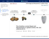 Tiny timelines: ancient Egypt and Mesopotamia in a global context, 5th–3rd millennia B.C.E.