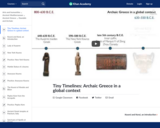 Tiny Timelines: Archaic Greece in a global context