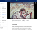 Saint Matthew from the Ebbo Gospel