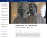 Nanni di Banco, Four Crowned Saints