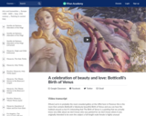 A celebration of beauty and love: Botticelli's Birth of Venus