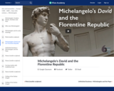 Michelangelo's David and the Florentine Republic