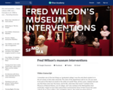 Fred Wilson’s museum interventions
