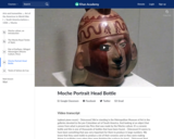 Moche Portrait Head Bottle