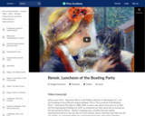 Renoir, Luncheon of the Boating Party