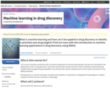 Machine learning in drug discovery: A practical introduction