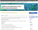 A guide to the maintenance of life science data by biocurators