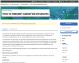 How to interpret AlphaFold structures