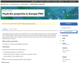 PsyArXiv preprints in Europe PMC