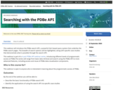 Searching with the PDBe API