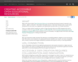 Creating Accessible Open Educational Resources