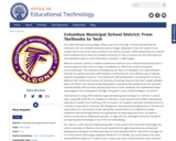 Columbus Municipal School District: From Textbooks to Tech