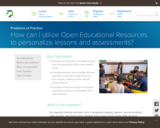 Practice guide: How can I utilize Open Educational Resources to personalize lessons and assessments?