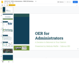 OER for Administrators - Reinvent Your District