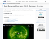 Solar Dynamics Observatory (SDO) Curriculum Overview