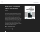 Adult Literacy Fundamental English - Course Pack 2
