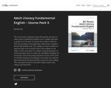 Adult Literacy Fundamental English - Course Pack 3