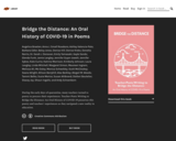 Bridge the Distance: An Oral History of COVID-19 in Poems