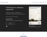 Cultivating Your Leadership Capabilities