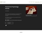 Paranormal Psychology: PSY410